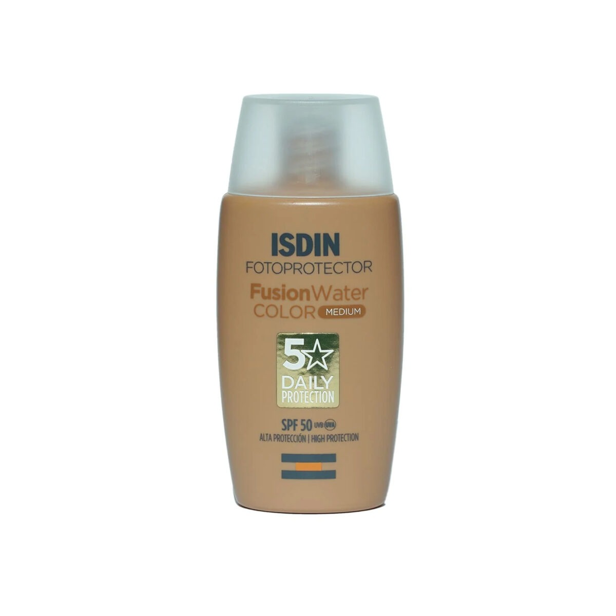 ضد آفتاب فیوژن واتر SPF50 رنگی ایزدین رنگ مدیوم ISDIN