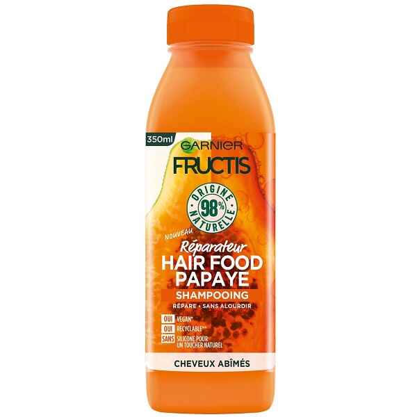 شامپو پاپایا گارنیر GARNIER مدل هیرفود HAIR FOOD 350ml