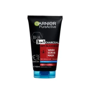شوینده 3 کاره زغال گارنیر مدل پیور اکتیو 150ml garnier
